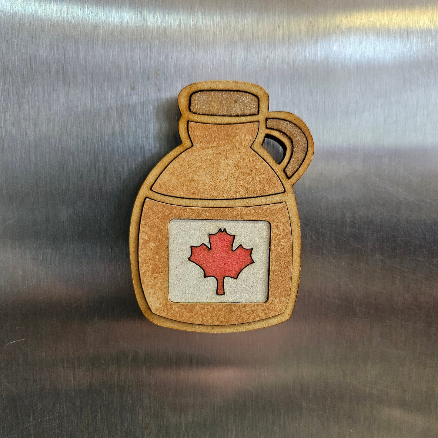Maple Syrup Bottle Magnet