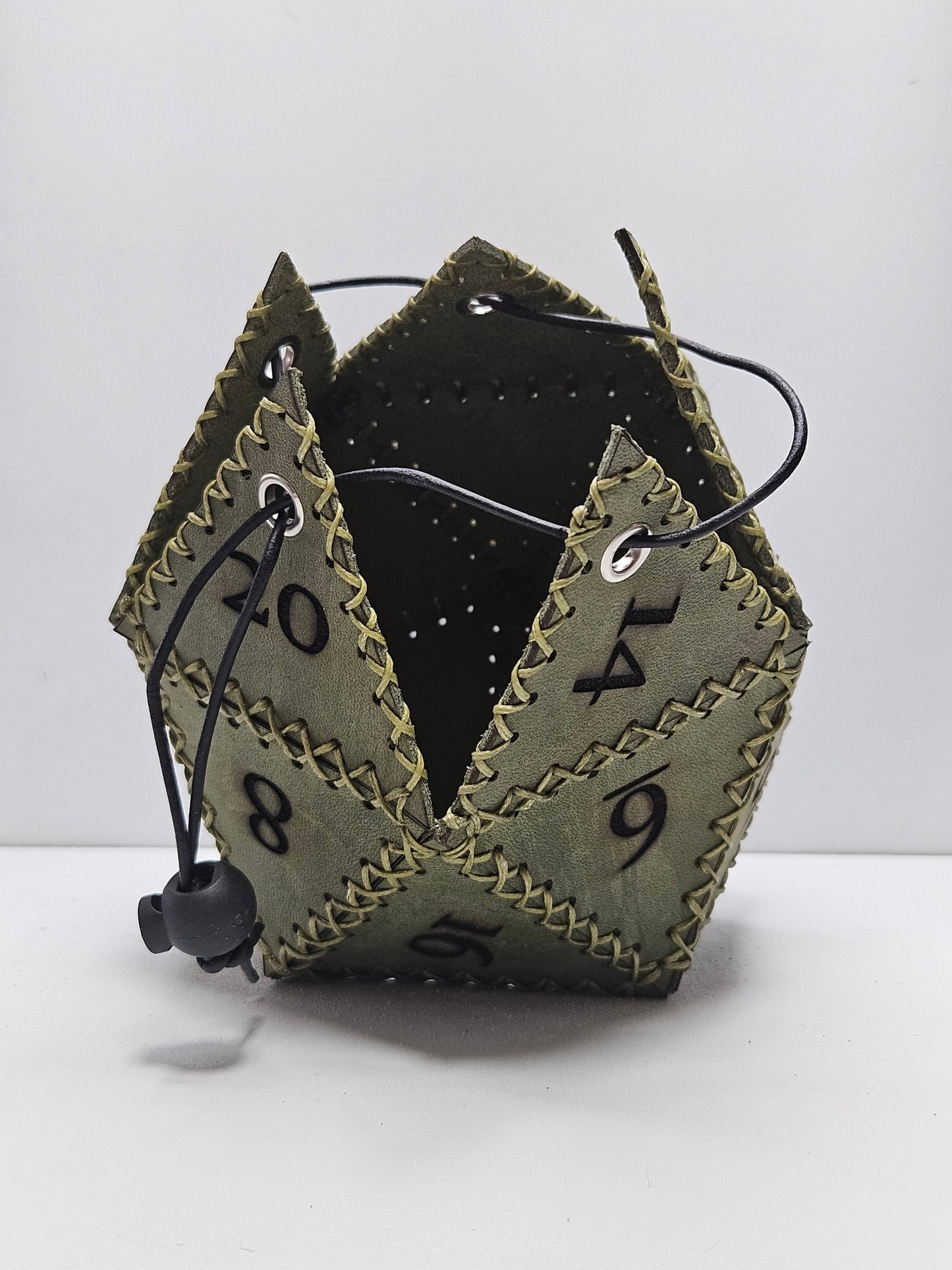D20 Dice Bag - Moss Green