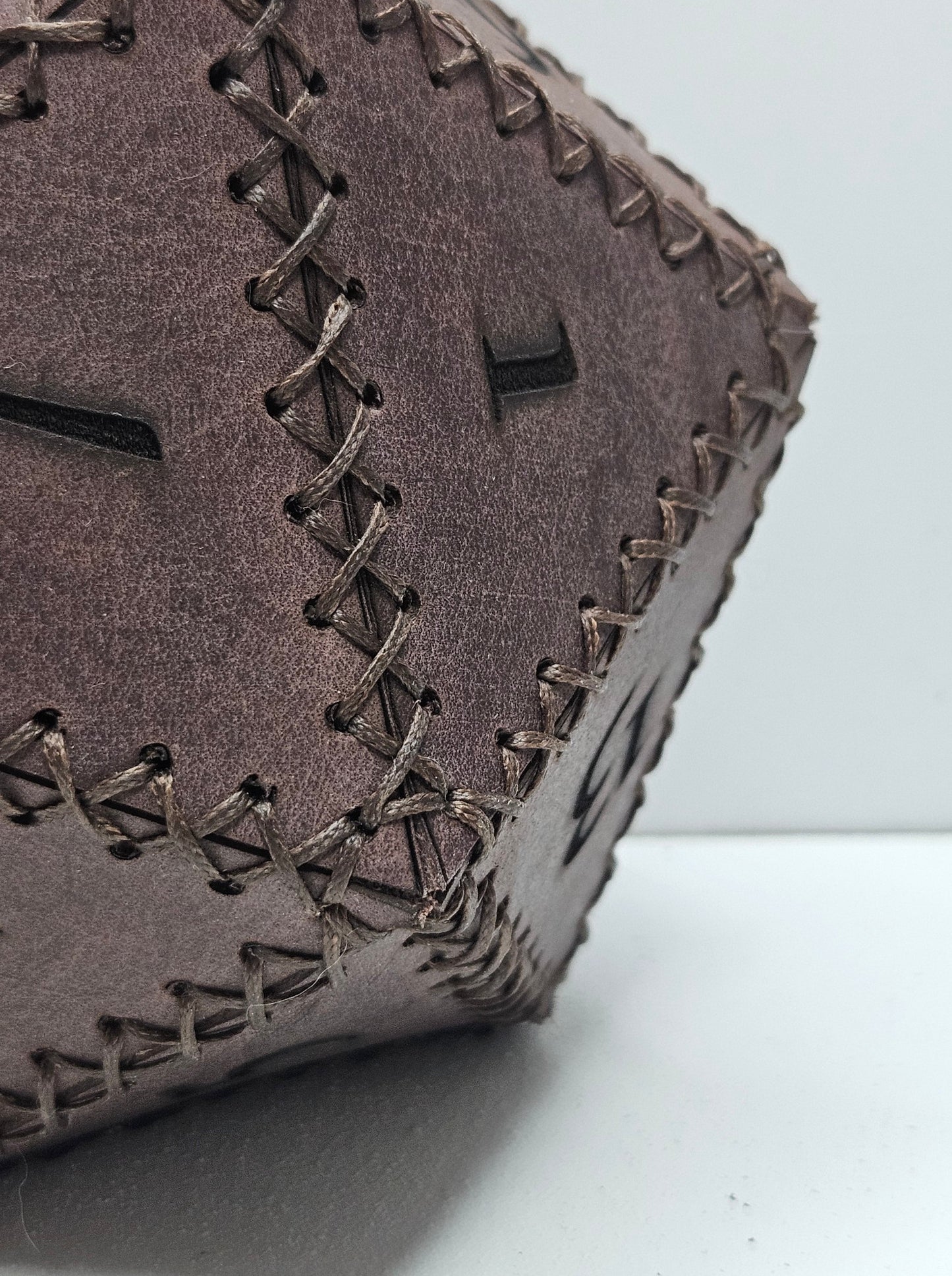 D20 Dice Bag - Dark Brown