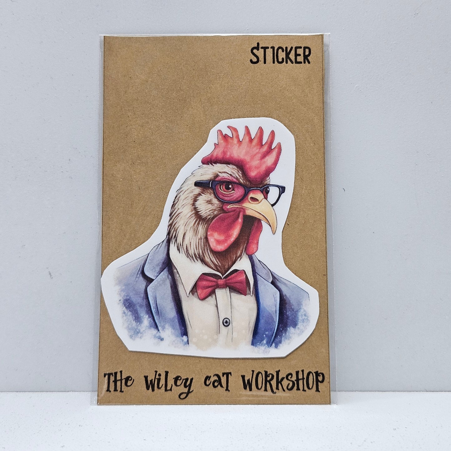 Dapper Rooster Vinyl Sticker