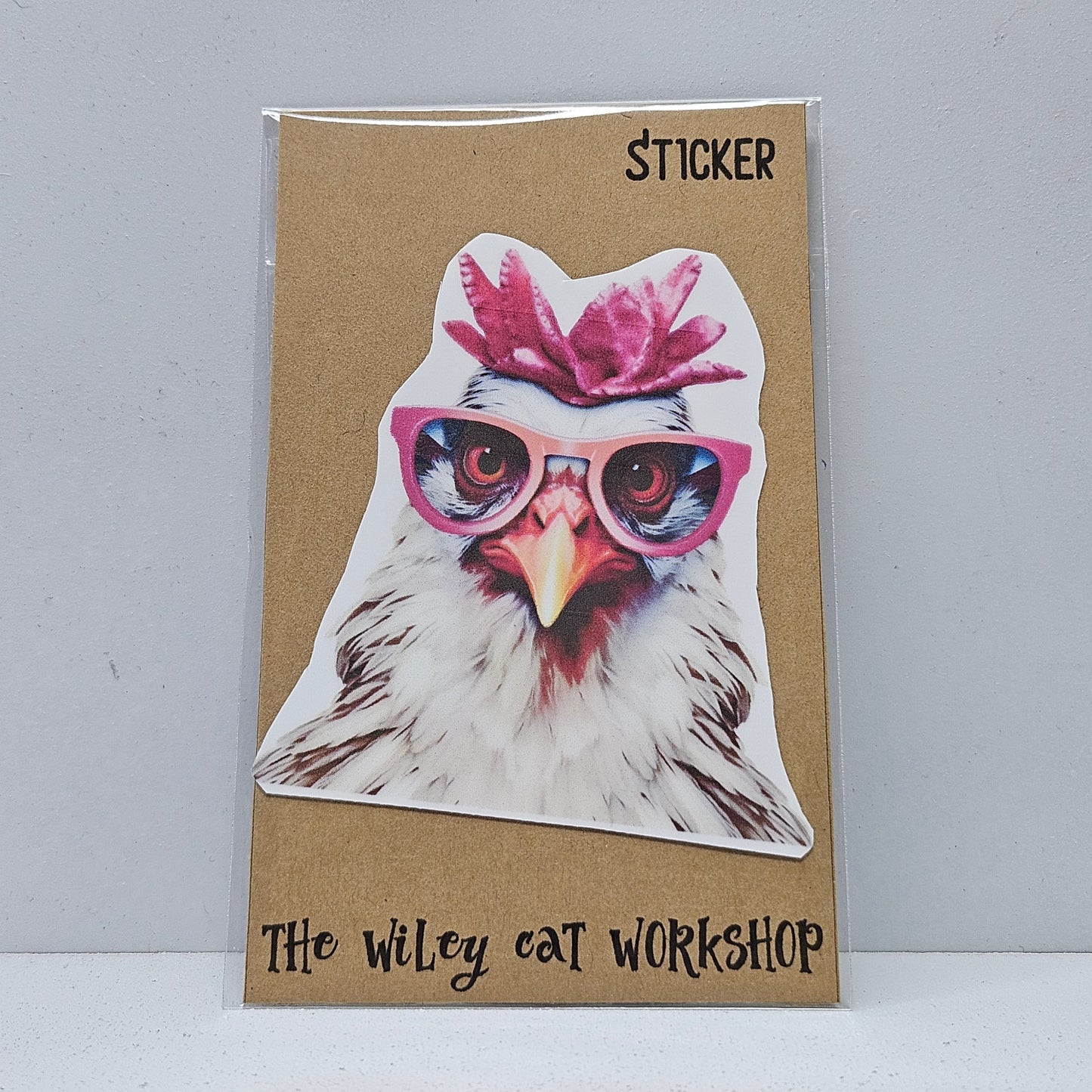 Chic Chicken Vinyl Sticker
