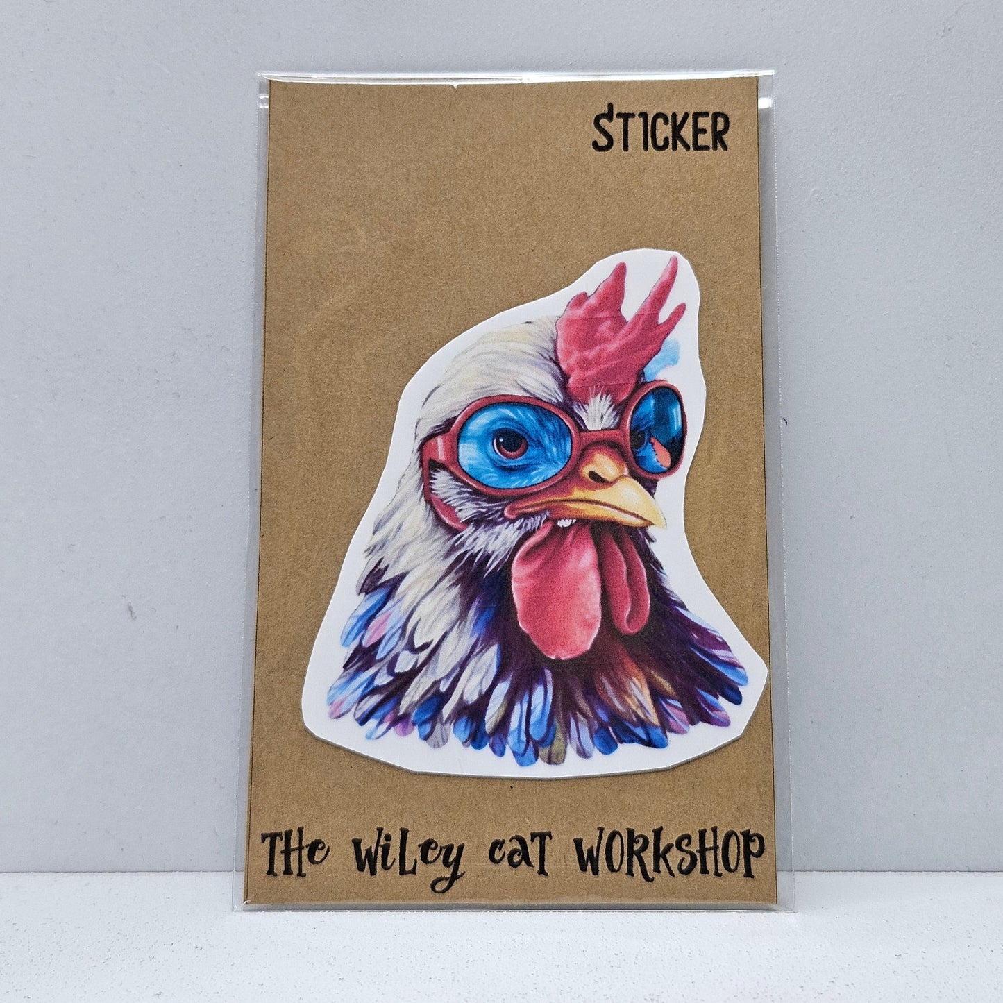 Chic Rooster Vinyl Sticker