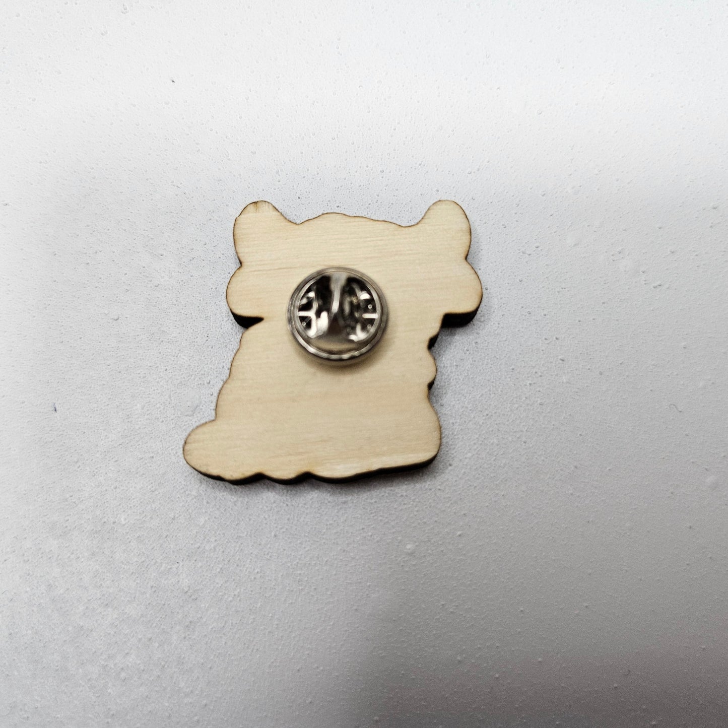 Highland Cow Wood Pin