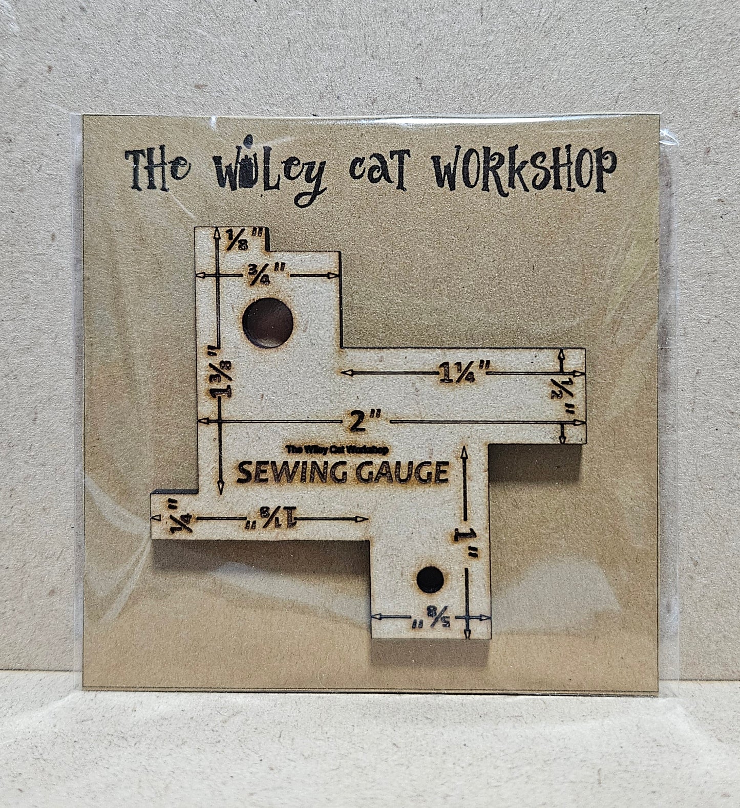 Wood Sewing Gauge