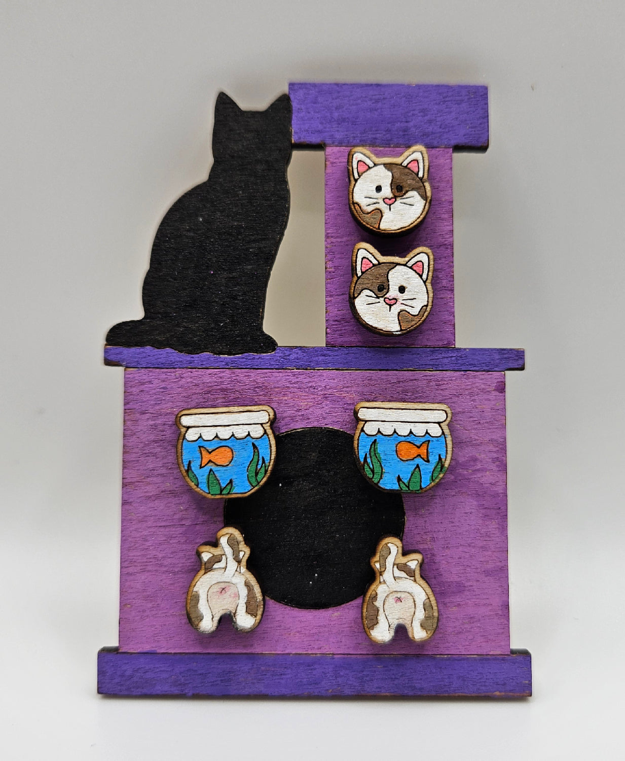 Calico Butt Earrings Gift Set