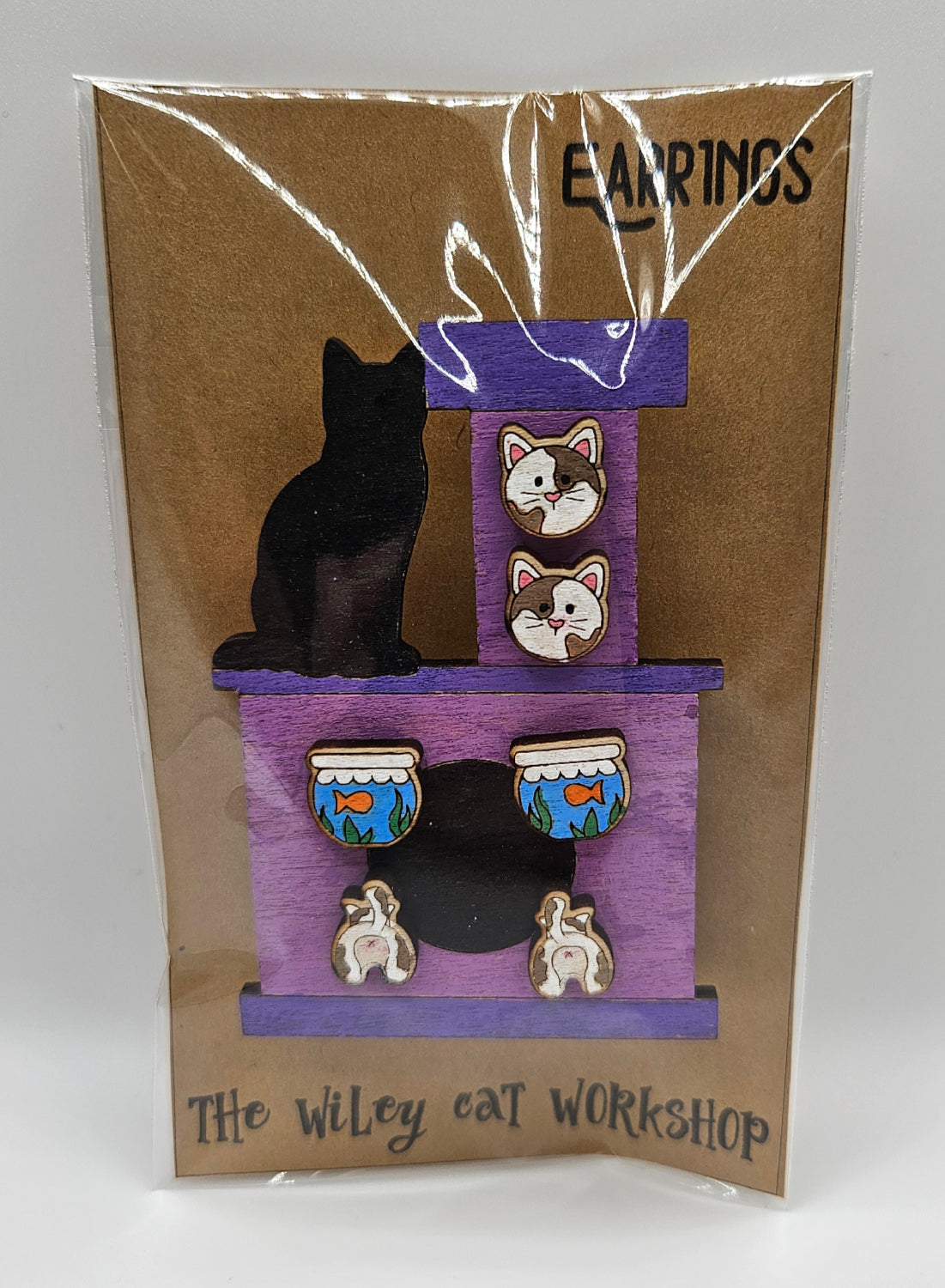 Calico Butt Earrings Gift Set