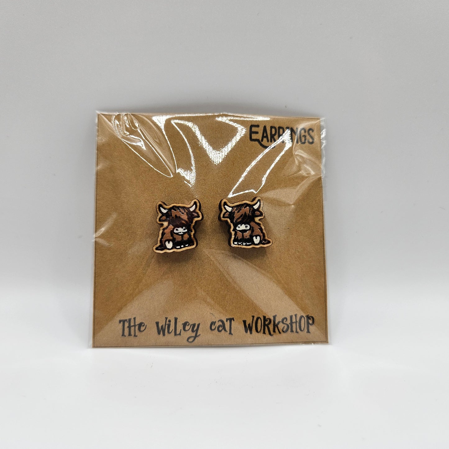 Highland Cow Earrings