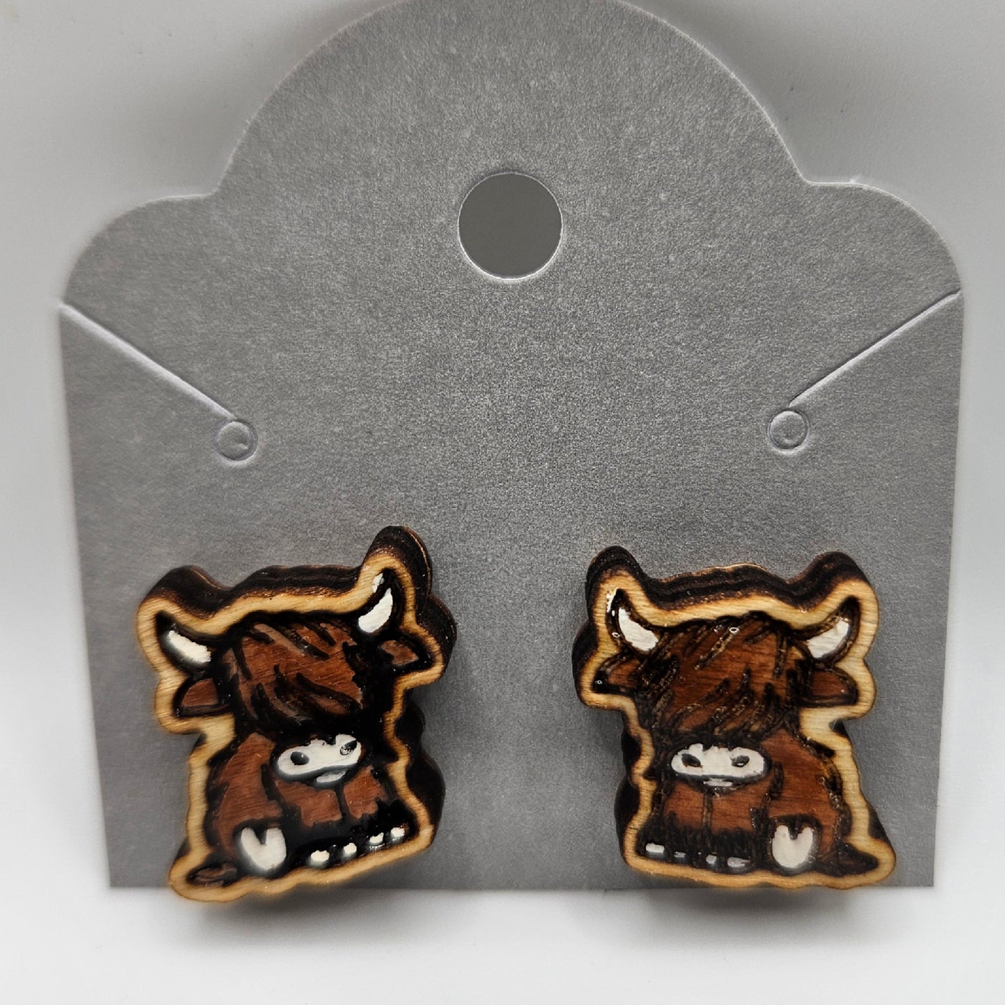 Highland Cow Earrings