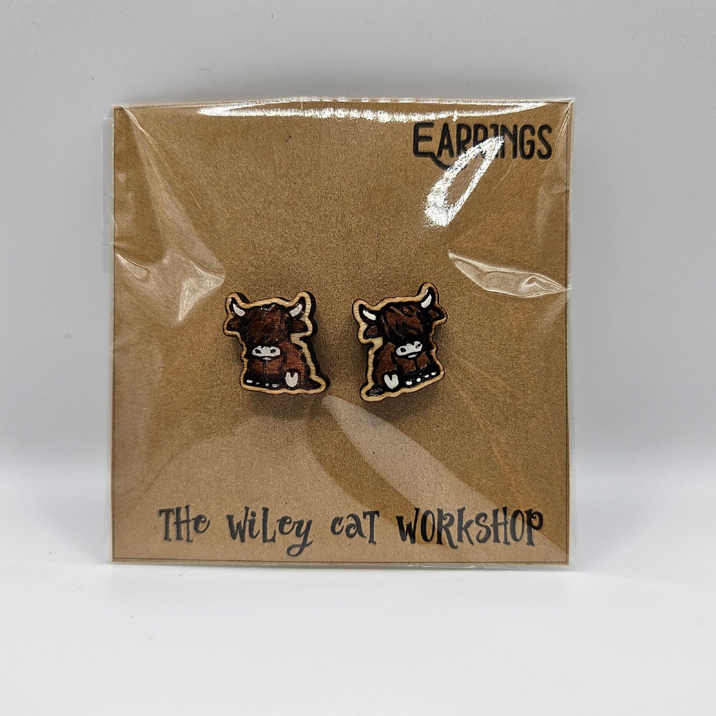 Highland Cow Earrings