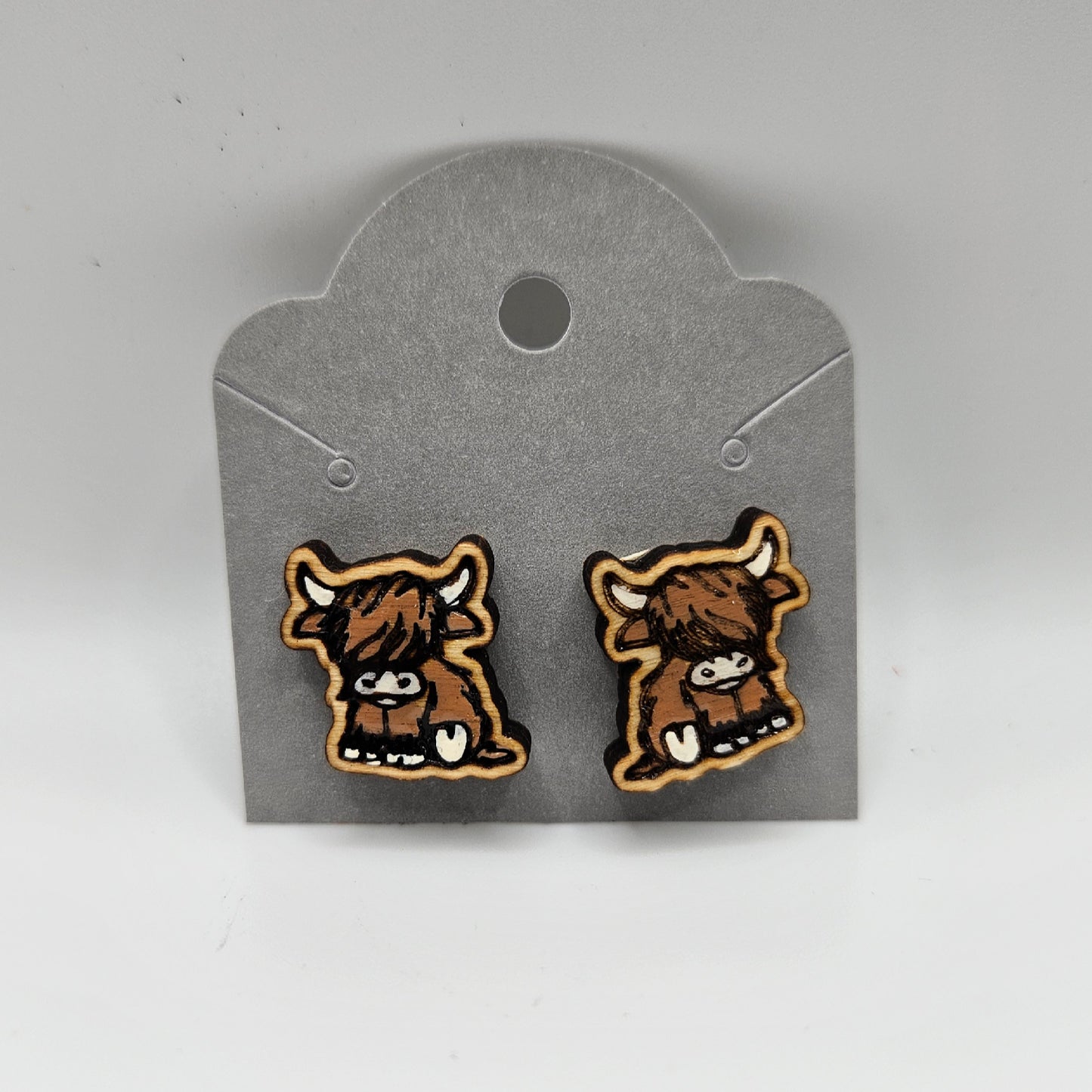 Highland Cow Earrings