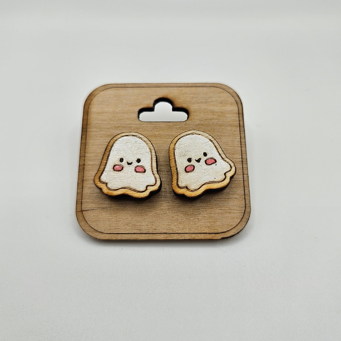 Ghost Wood Earrings