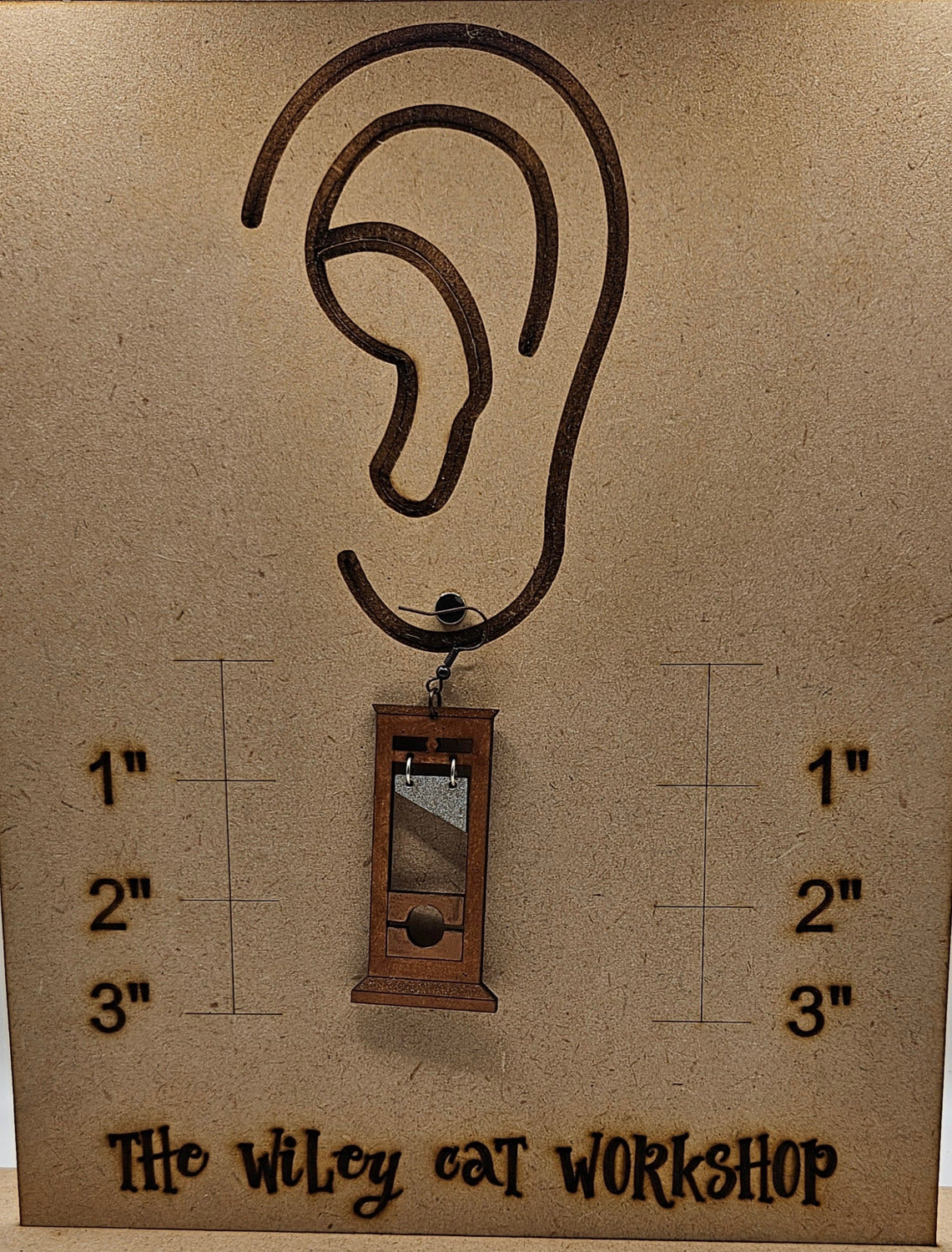 Guillotine earrings - large
