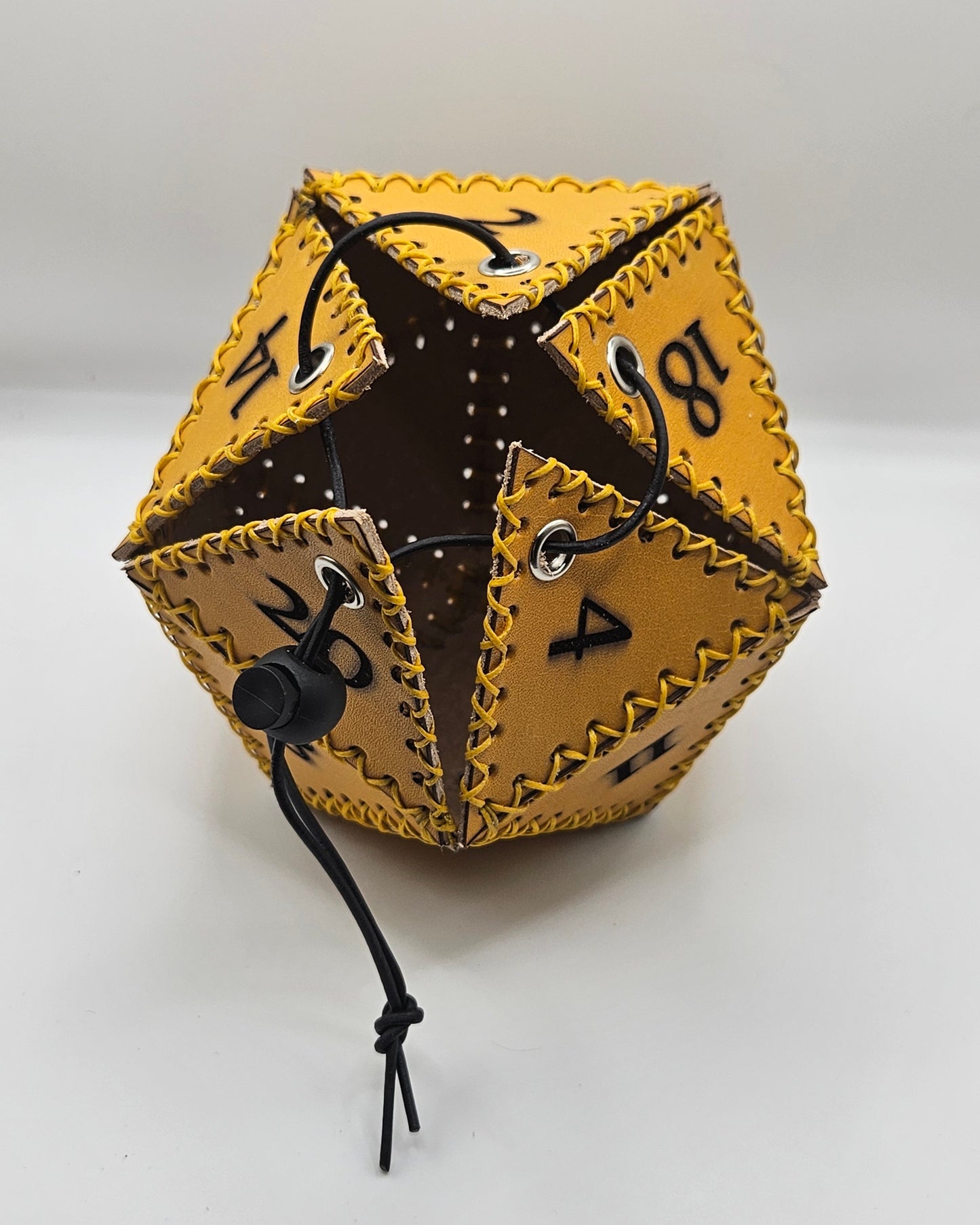 D20 Dice Bag - Yellow