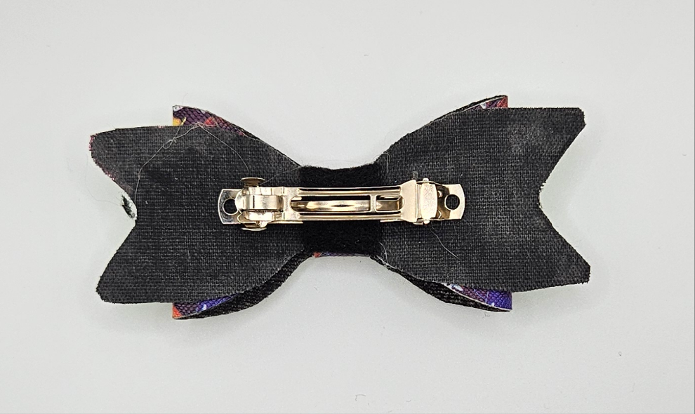 Green Halloween bow