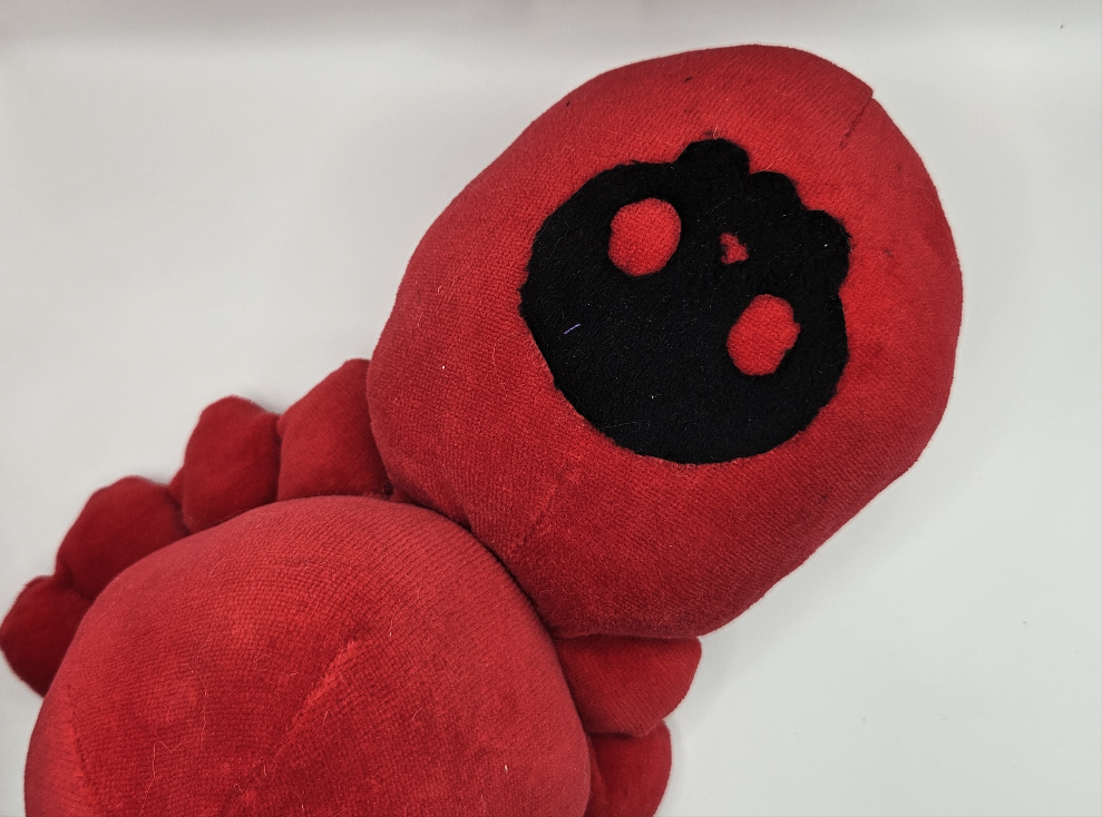 Merlin the Mischievous Red Spider Plush - 10" Long