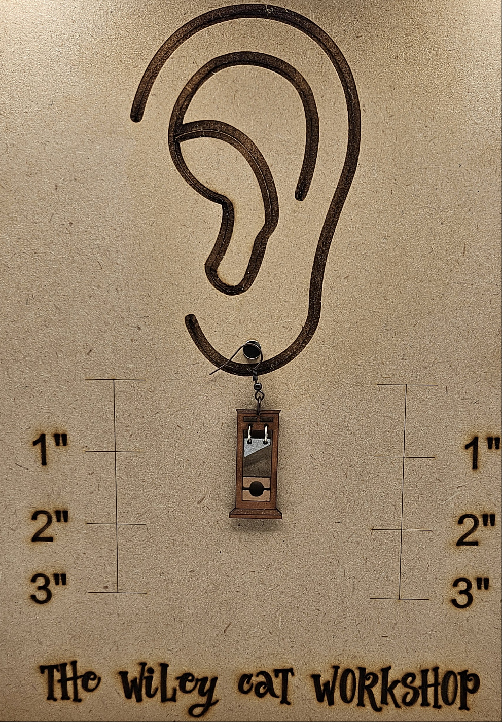 Guillotine earrings - Small