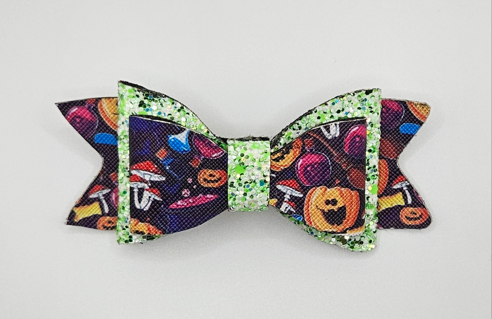 Halloween glam bow