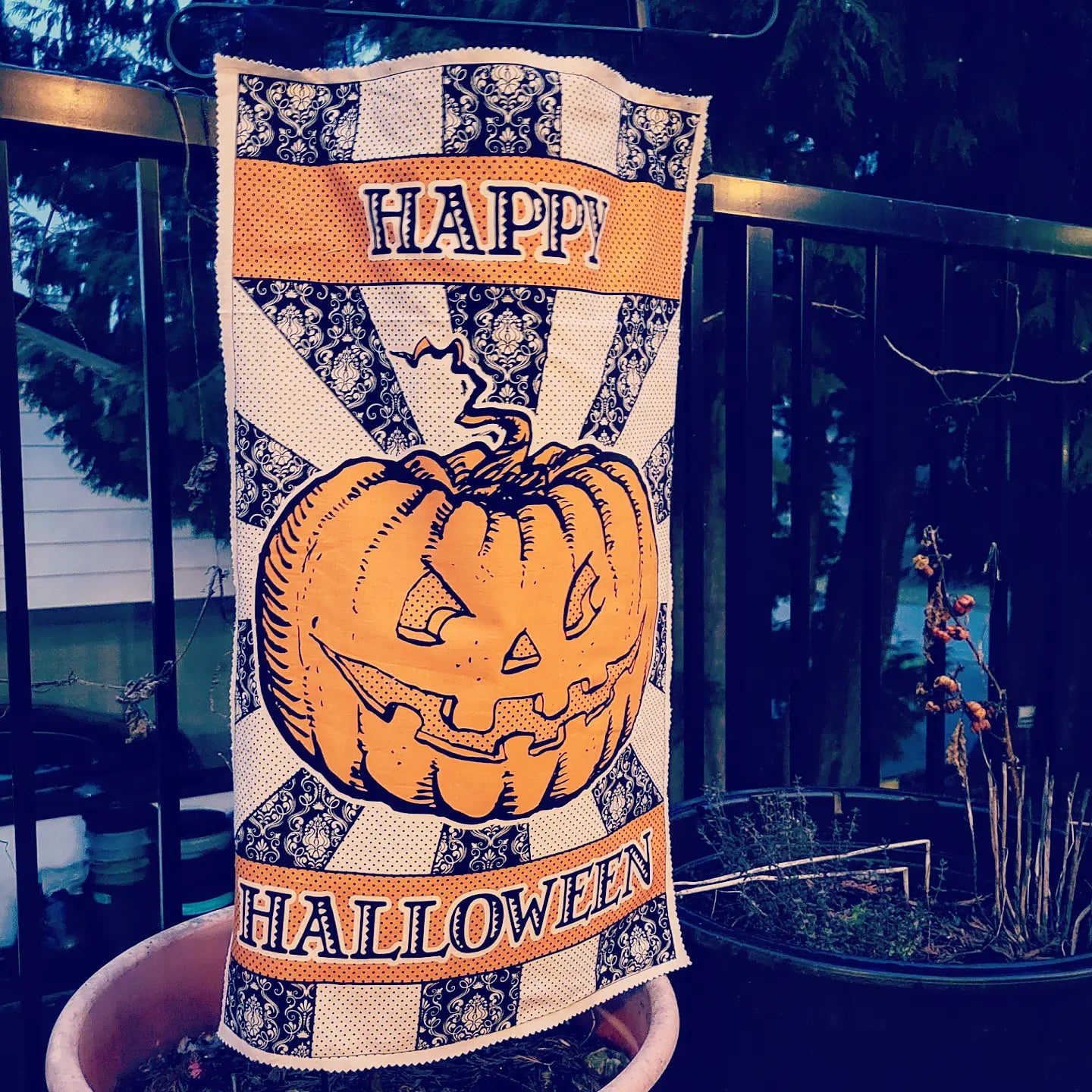 Happy Halloween Garden Flag