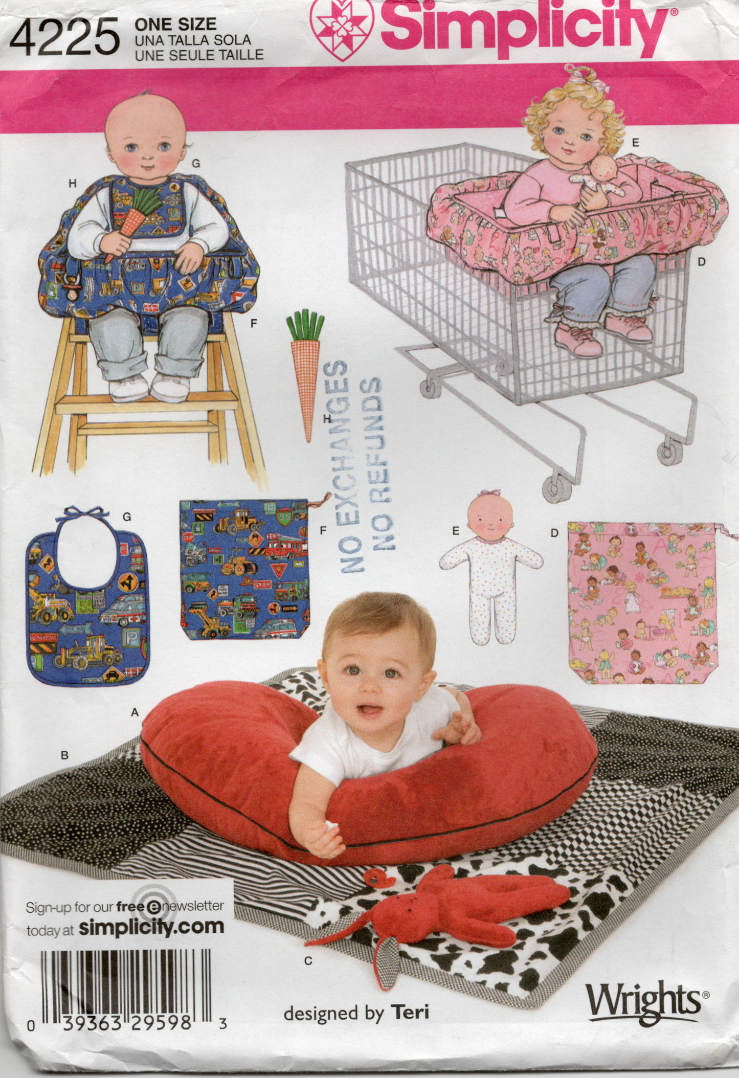 Simplicity 4225 - baby accessories