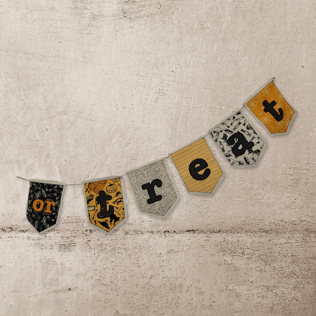 Trick or Treat Banner Bunting