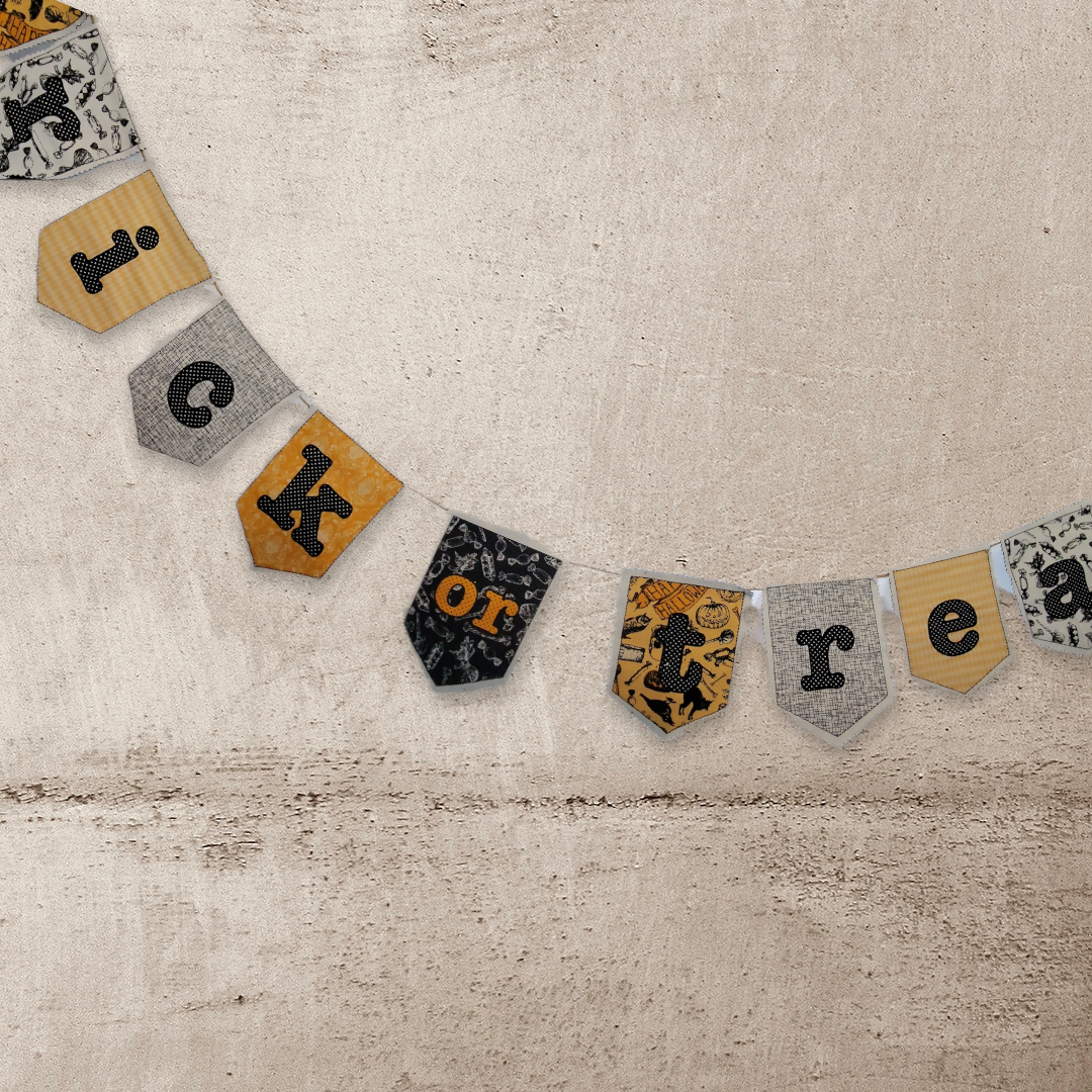 Trick or Treat Banner Bunting