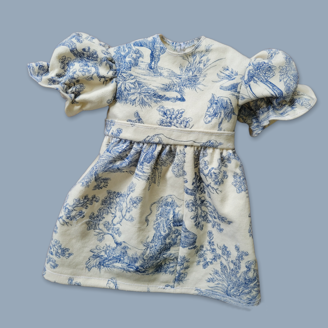 1850's inspired summer dress and apron