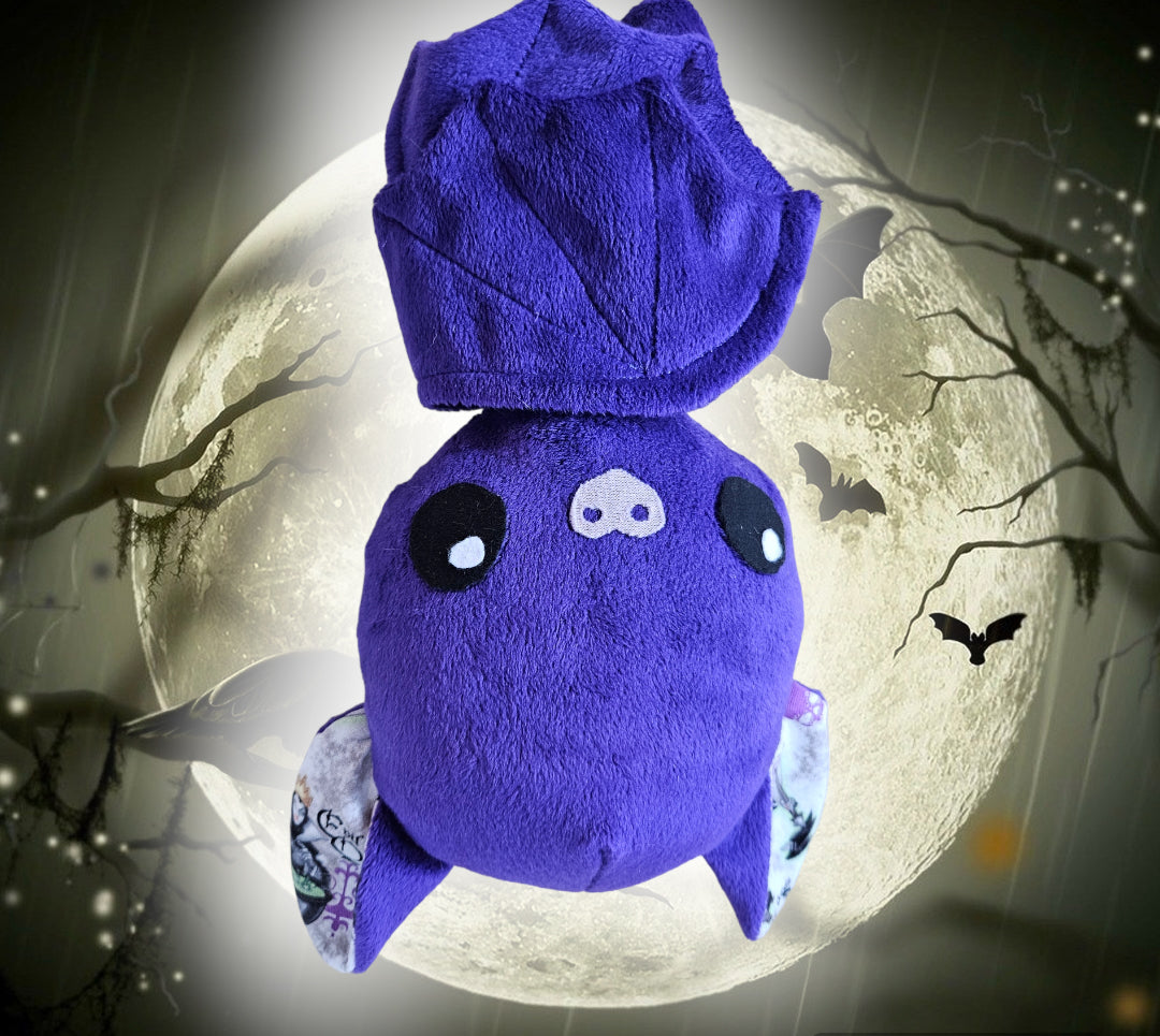 Batty the Adorable Purple Plushie Bat