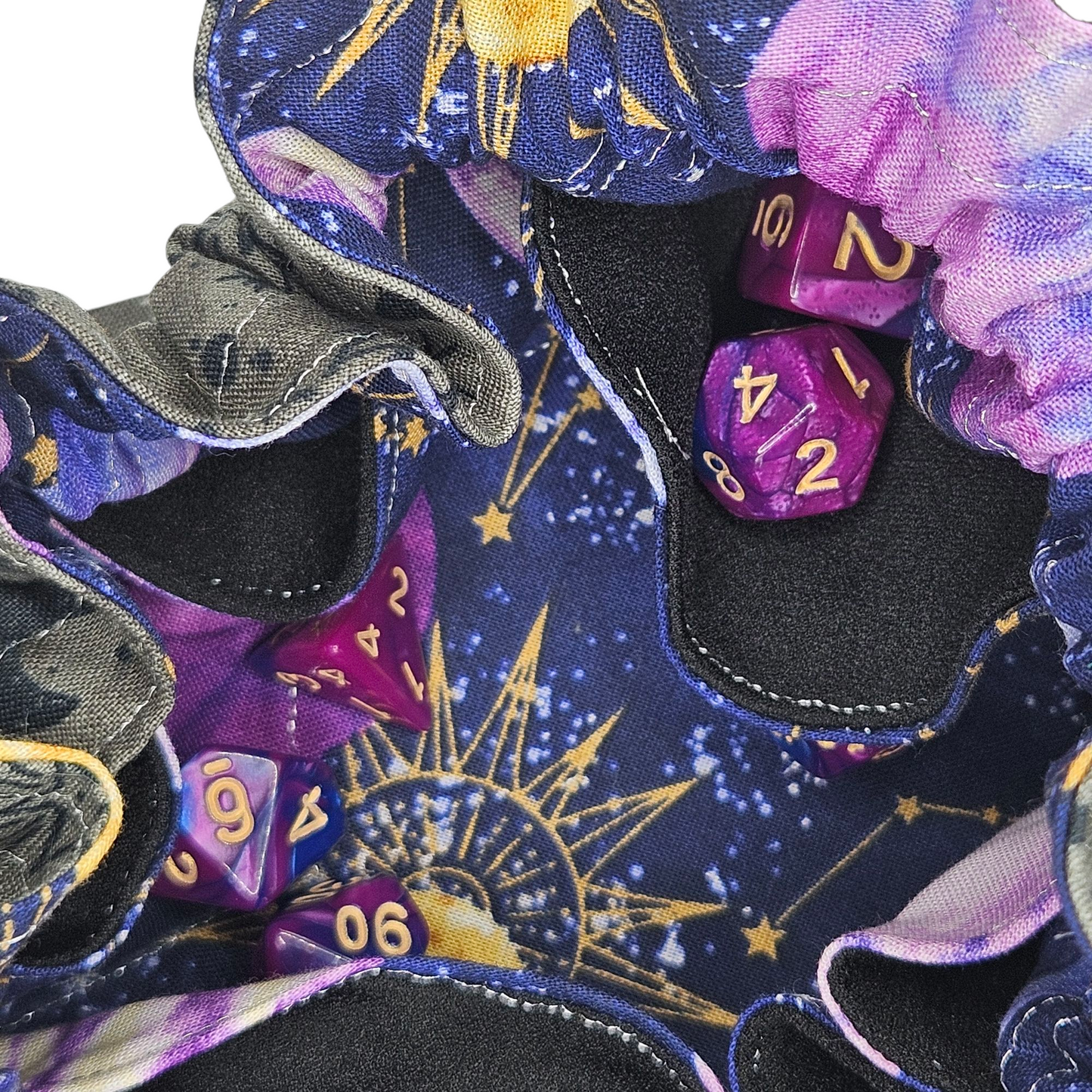 Cosmic Space Adventure Dice Storage Bag