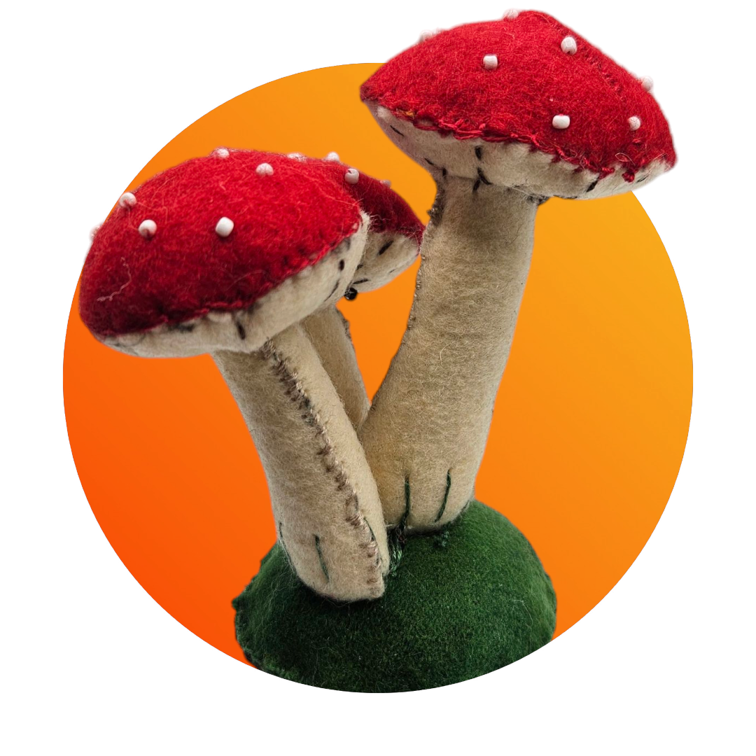 Mushroom Grove Pin Cushion