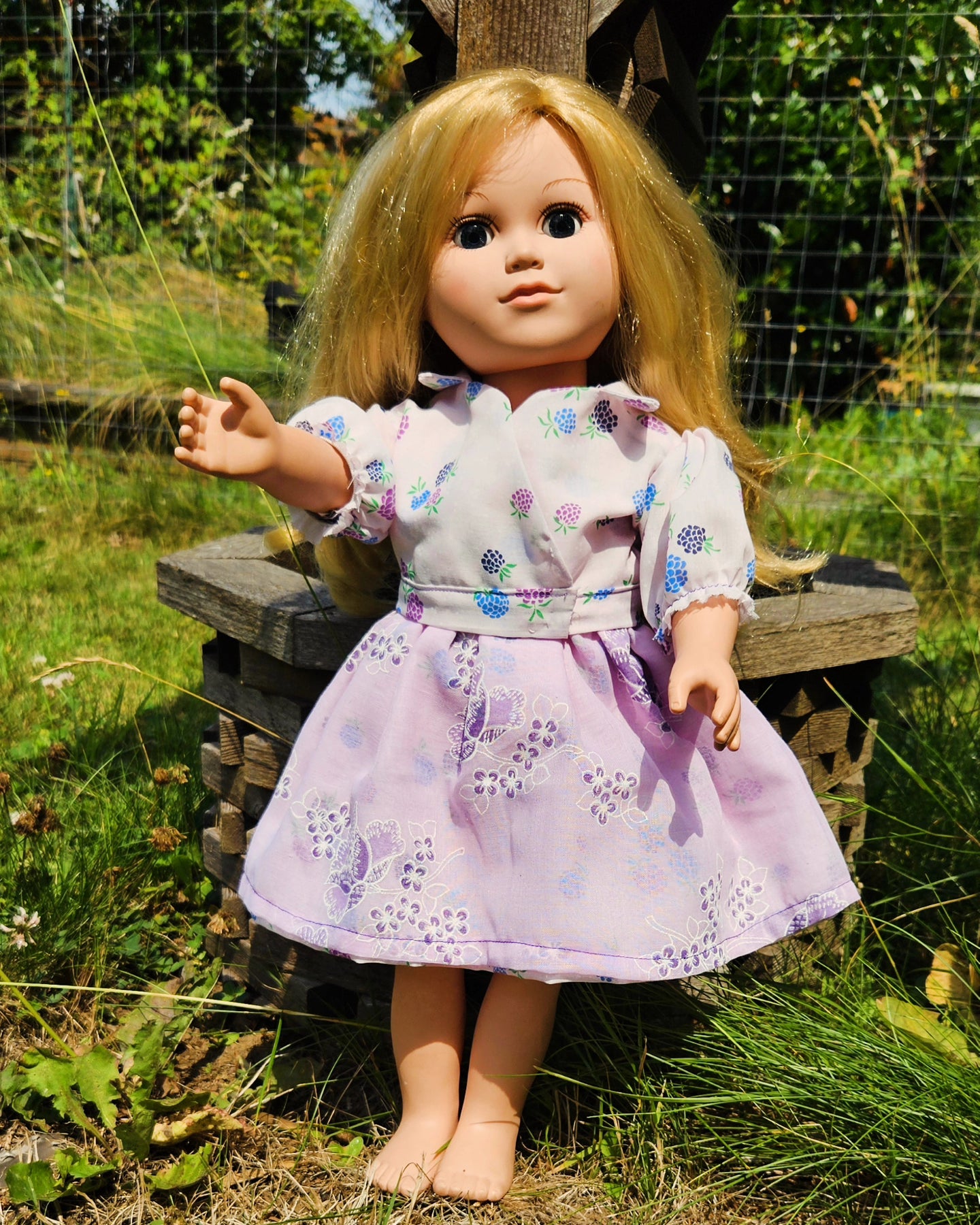 Berry Cute Tea Doll Dress