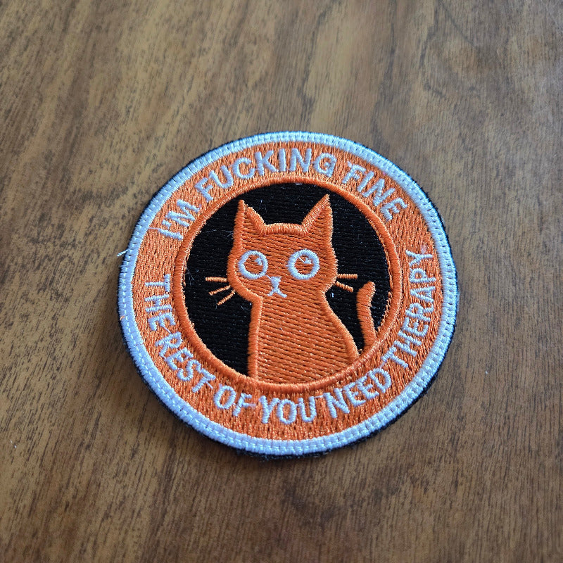 You need therapy - Embroidered patch