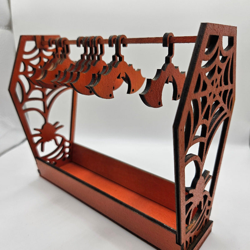 Halloween Earring Stand with Bat hangers
