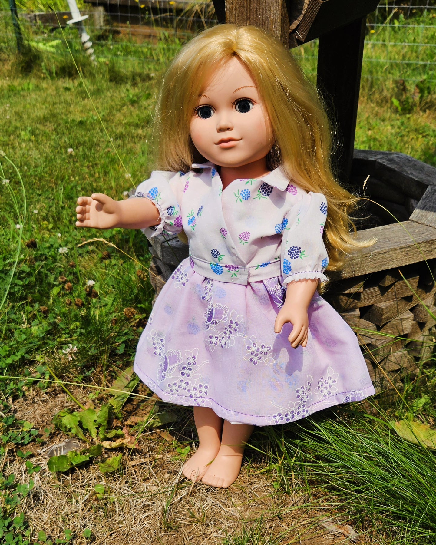 Berry Cute Tea Doll Dress