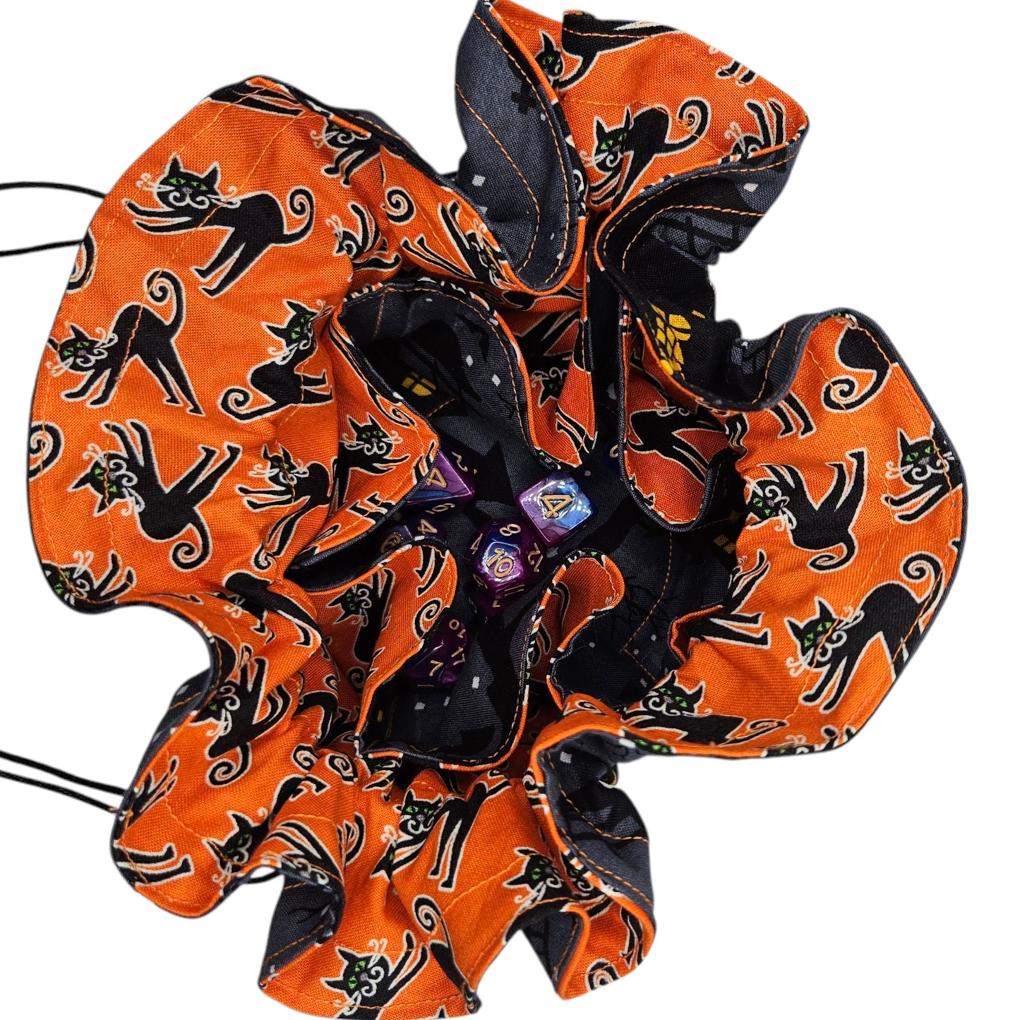 Haunted House Dice Storage Bag