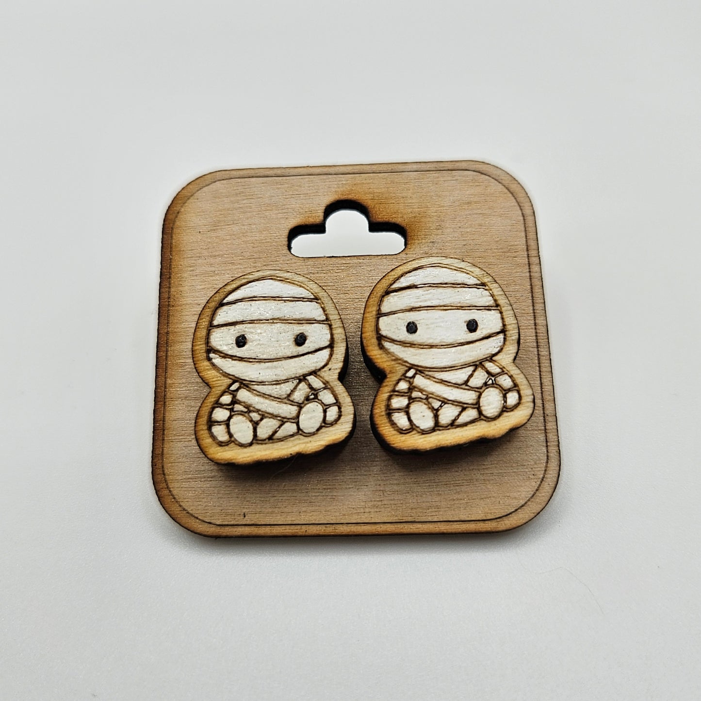 Mummy Wood Earrings