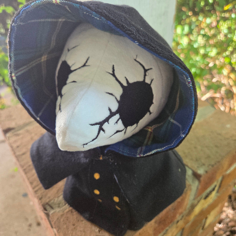 Cracked Mask Plague Doctor Plushie