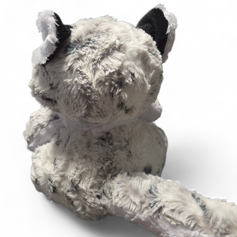 Plush toy tiger on a white background