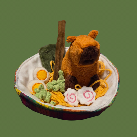 Capybara Ramen Bowl Plushie