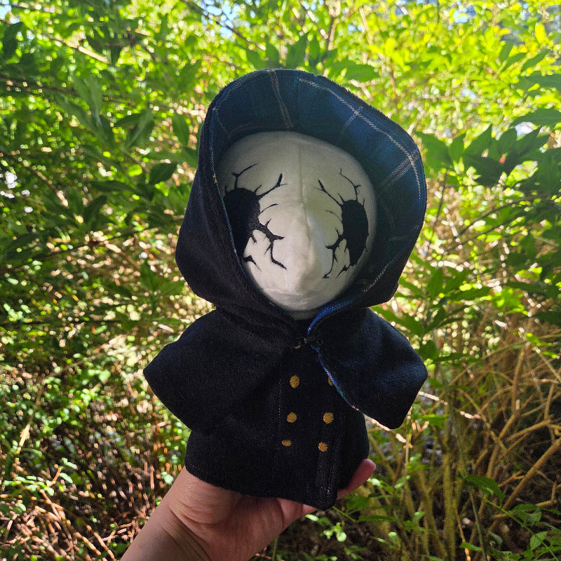 Cracked Mask Plague Doctor Plushie