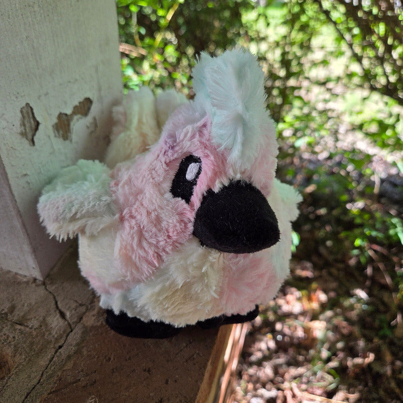 Rainbow the Video game inspired Chicken Plush