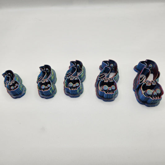 Crow and Skull Clay Cutter