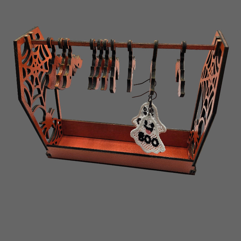 Halloween Earring Stand with Bat hangers