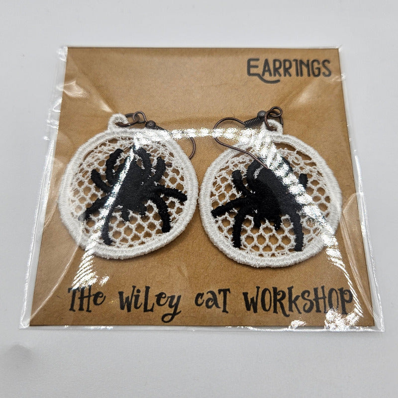 Embroidered Earrings