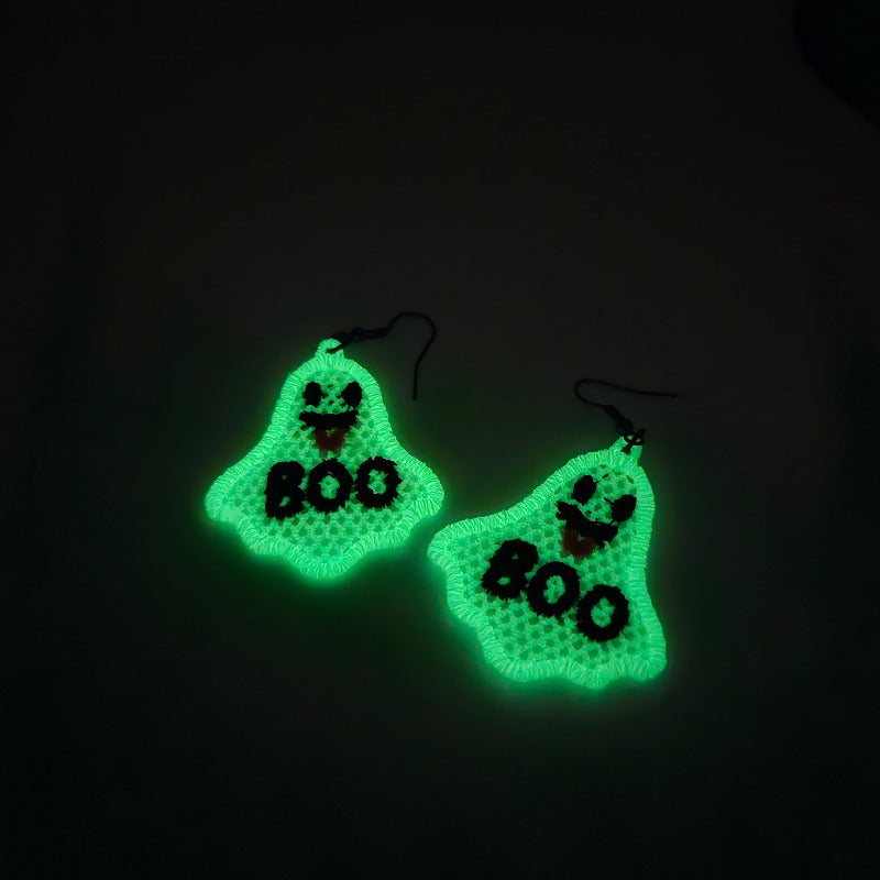 Embroidered Earrings