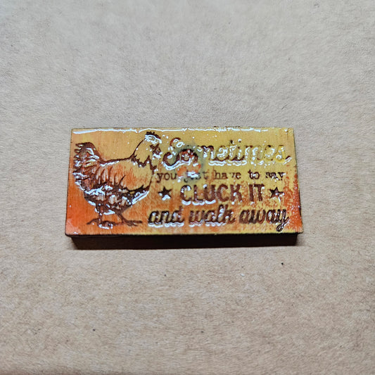 Cluck it - Chicken Pin