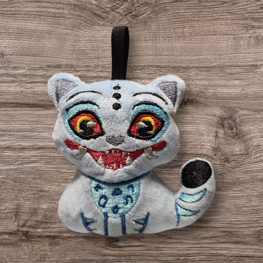 Derpy Tiger Keychain