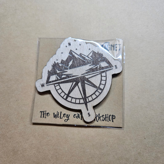 Camping Compass Magnet