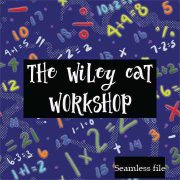 Math Whiz - Seamless Digital pattern